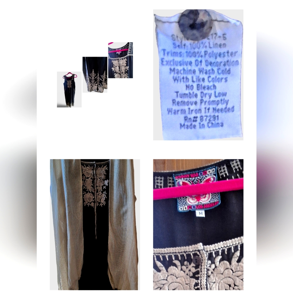 Johnny Was Embroidered Jumpsuit